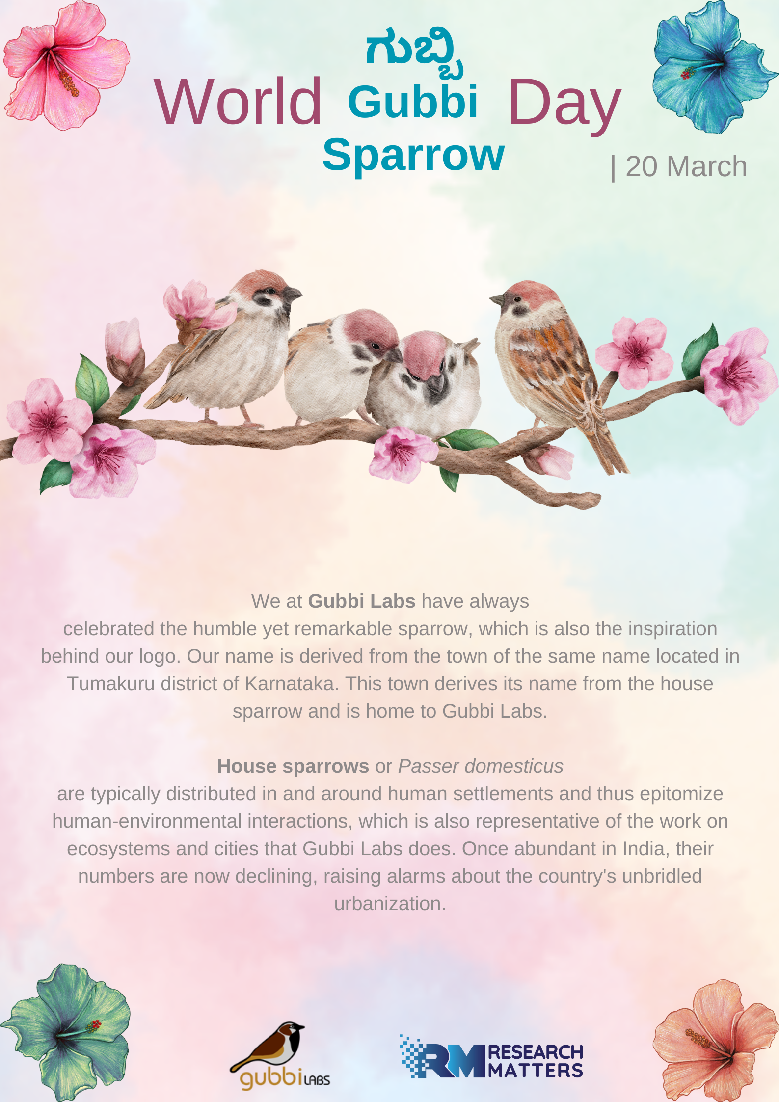 World Sparrow Day 25